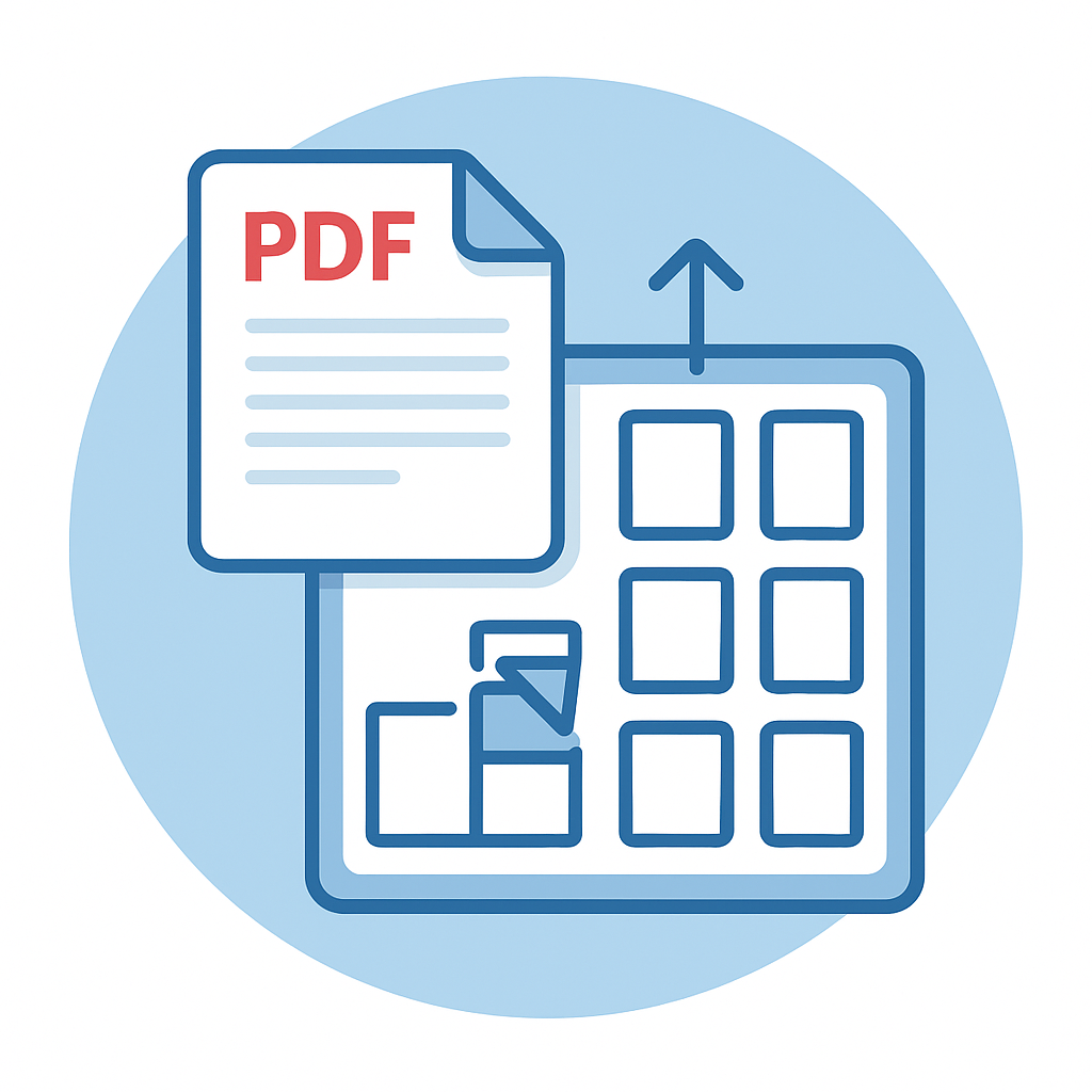 Illustration representing the PDF page manager